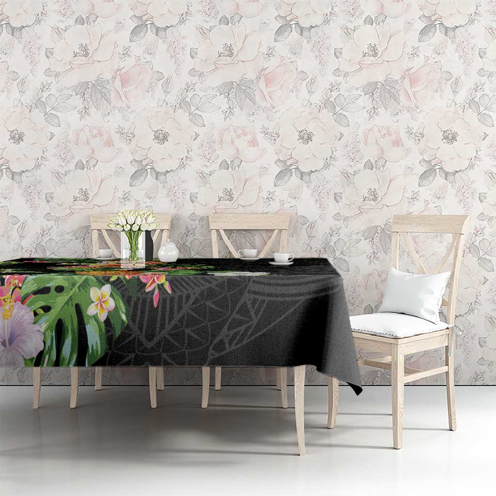 Hawaii Pineapple Tropical Tablecloth Colorful Hibiscus Plumeria LT01 - Polynesian Pride