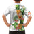 Hawaii Pineapple Tropical Family Matching Short Sleeve Bodycon Dress and Hawaiian Shirt Luminous Hibiscus Plumeria