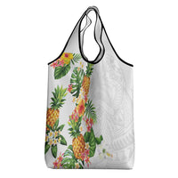Hawaii Pineapple Tropical Grocery Bag Luminous Hibiscus Plumeria LT01 - Polynesian Pride