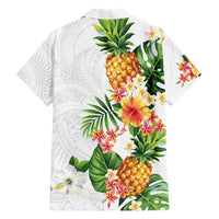Hawaii Pineapple Tropical Hawaiian Shirt Luminous Hibiscus Plumeria LT01 - Polynesian Pride