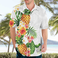 Hawaii Pineapple Tropical Hawaiian Shirt Luminous Hibiscus Plumeria LT01 - Polynesian Pride