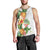 Hawaii Pineapple Tropical Men Tank Top Luminous Hibiscus Plumeria