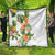 Hawaii Pineapple Tropical Quilt Luminous Hibiscus Plumeria