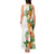 Hawaii Pineapple Tropical Tank Maxi Dress Luminous Hibiscus Plumeria