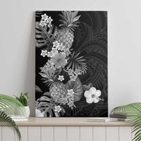 Hawaii Pineapple Tropical Canvas Wall Art Neutral Hibiscus Plumeria LT01 - Polynesian Pride