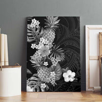 Hawaii Pineapple Tropical Canvas Wall Art Neutral Hibiscus Plumeria LT01 - Polynesian Pride