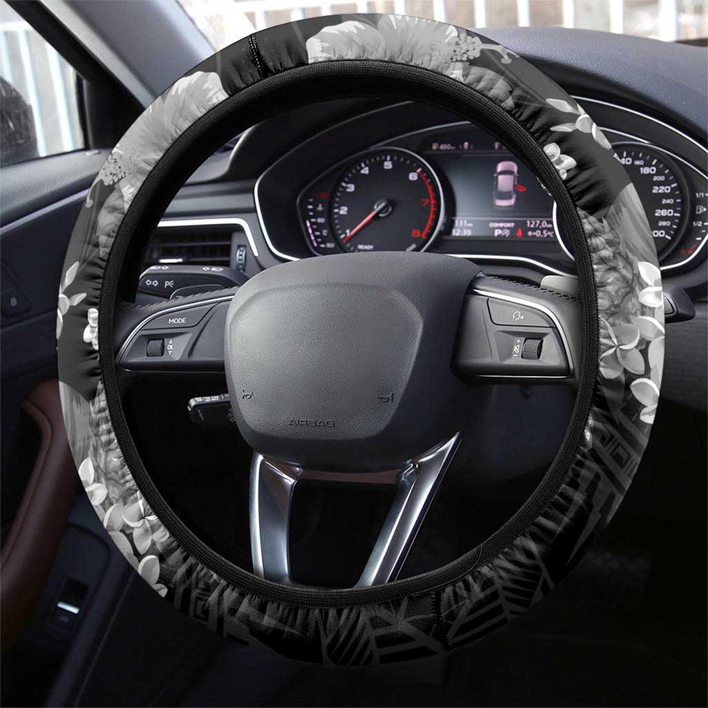 Hawaii Pineapple Tropical Steering Wheel Cover Neutral Hibiscus Plumeria LT01 - Polynesian Pride
