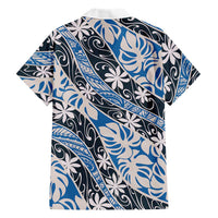 Ninamu Tahiti Tiare Monstera Hawaiian Shirt Polynesian Pattern Curve Style LT01 - Polynesian Pride