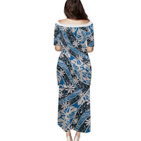 Ninamu Tahiti Tiare Monstera Puletasi Polynesian Pattern Curve Style LT01 - Polynesian Pride
