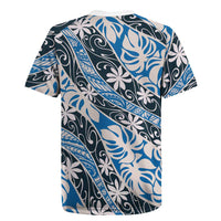 Ninamu Tahiti Tiare Monstera Rugby Jersey Polynesian Pattern Curve Style LT01 - Polynesian Pride