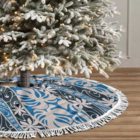 Ninamu Tahiti Tiare Monstera Tree Skirt Polynesian Pattern Curve Style LT01 - Polynesian Pride