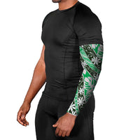 Matie Tahiti Tiare Monstera Arm Sleeves Polynesian Pattern Curve Style LT01 - Polynesian Pride