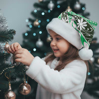 Matie Tahiti Tiare Monstera Christmas Santa Hat Polynesian Pattern Curve Style LT01 - Polynesian Pride
