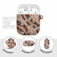 Puatou Tahiti Tiare Monstera AirPods Case Polynesian Pattern Curve Style LT01 - Polynesian Pride