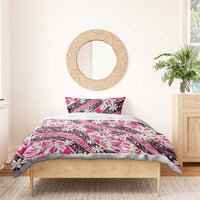 Tarona Tahiti Tiare Monstera Bedding Set Polynesian Pattern Curve Style LT01 - Polynesian Pride