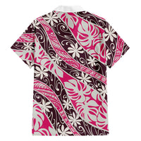 Tarona Tahiti Tiare Monstera Hawaiian Shirt Polynesian Pattern Curve Style LT01 - Polynesian Pride