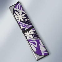 Vareau Tahiti Tiare Monstera Auto Sun Shade Polynesian Pattern Curve Style LT01 - Polynesian Pride