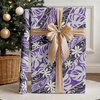 Vareau Tahiti Tiare Monstera Wrapping Paper Polynesian Pattern Curve Style LT01 - Polynesian Pride