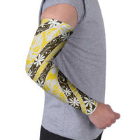 Rearea Tahiti Tiare Monstera Arm Sleeves Polynesian Pattern Curve Style LT01 - Polynesian Pride
