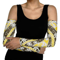 Rearea Tahiti Tiare Monstera Arm Sleeves Polynesian Pattern Curve Style LT01 - Polynesian Pride