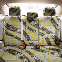 Rearea Tahiti Tiare Monstera Back Car Seat Cover Polynesian Pattern Curve Style LT01 - Polynesian Pride