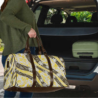 Rearea Tahiti Tiare Monstera Travel Bag Polynesian Pattern Curve Style LT01 - Polynesian Pride