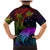 Wellington Pride Family Matching Mermaid Dress and Hawaiian Shirt Aotearoa Tribal Rainbow Pattern LT01 - Polynesian Pride