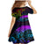 Wellington Pride Family Matching Mermaid Dress and Hawaiian Shirt Aotearoa Tribal Rainbow Pattern LT01 - Polynesian Pride