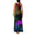 Wellington Pride Family Matching Tank Maxi Dress and Hawaiian Shirt Aotearoa Tribal Rainbow Pattern LT01 - Polynesian Pride