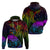 Wellington Pride Hoodie Aotearoa Tribal Rainbow Pattern LT01 - Polynesian Pride