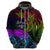 Wellington Pride Hoodie Aotearoa Tribal Rainbow Pattern LT01 - Polynesian Pride