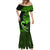 Personalised Hawaii Mermaid Dress Maui Be Strong Kakau Green Version LT01 - Polynesian Pride