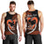 Personalised Hawaii Men Tank Top Maui Be Strong Kakau Orange Version LT01 - Polynesian Pride