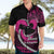 Personalised Hawaii Hawaiian Shirt Maui Be Strong Kakau Pink Version LT01 - Polynesian Pride