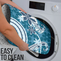 Hawaii Pupuala Plumeria Blue Bathroom Set Polynesian Pattern LT01 - Polynesian Pride