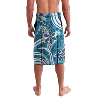 Hawaii Pupuala Plumeria Blue Lavalava Polynesian Pattern LT01 - Polynesian Pride