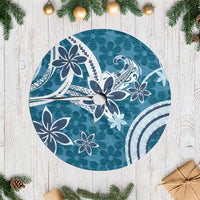 Hawaii Pupuala Plumeria Blue Tree Skirt Polynesian Pattern LT01 Casual Blue - Polynesian Pride