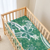 Hawaii Pupuala Plumeria Green Baby Bed Cover Polynesian Pattern LT01 - Polynesian Pride