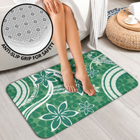 Hawaii Pupuala Plumeria Green Bathroom Set Polynesian Pattern LT01 - Polynesian Pride