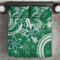 Hawaii Pupuala Plumeria Green Bedding Set Polynesian Pattern LT01 Green - Polynesian Pride