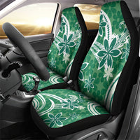 Hawaii Pupuala Plumeria Green Car Seat Cover Polynesian Pattern LT01 - Polynesian Pride