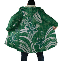 Hawaii Pupuala Plumeria Green Cloak Polynesian Pattern LT01 - Polynesian Pride
