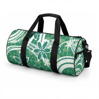 Hawaii Pupuala Plumeria Green Duffle Bag Polynesian Pattern LT01 - Polynesian Pride