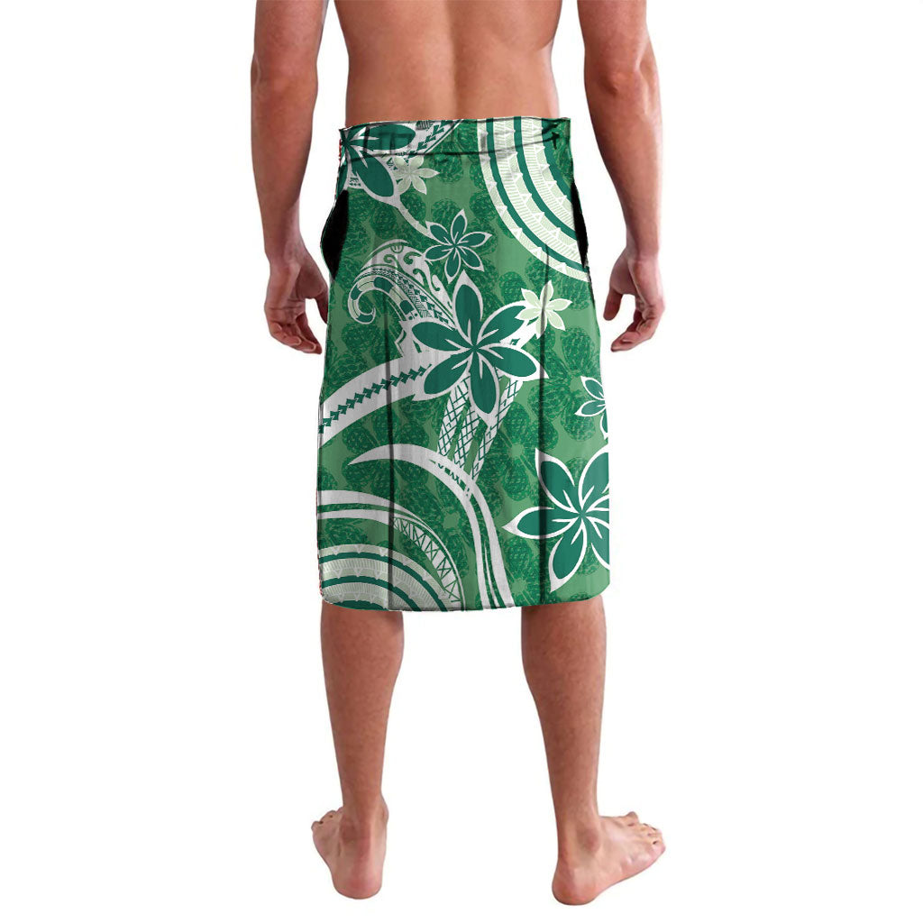 Hawaii Pupuala Plumeria Green Lavalava Polynesian Pattern LT01 - Polynesian Pride