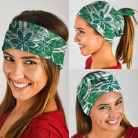 Hawaii Pupuala Plumeria Green Neck Gaiter Polynesian Pattern LT01 - Polynesian Pride