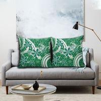 Hawaii Pupuala Plumeria Green Pillow Cover Polynesian Pattern LT01 - Polynesian Pride