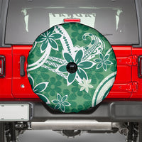 Hawaii Pupuala Plumeria Green Spare Tire Cover Polynesian Pattern LT01 - Polynesian Pride