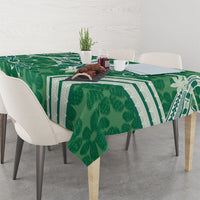Hawaii Pupuala Plumeria Green Tablecloth Polynesian Pattern LT01 - Polynesian Pride