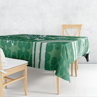 Hawaii Pupuala Plumeria Green Tablecloth Polynesian Pattern LT01 - Polynesian Pride