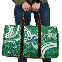 Hawaii Pupuala Plumeria Green Travel Bag Polynesian Pattern LT01 Green - Polynesian Pride